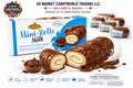 Mini-Rolls Milk 7,83oz - 222g - Rührkuchen mit Milchcremefüllung und Kakaoglasur – Florida Candy