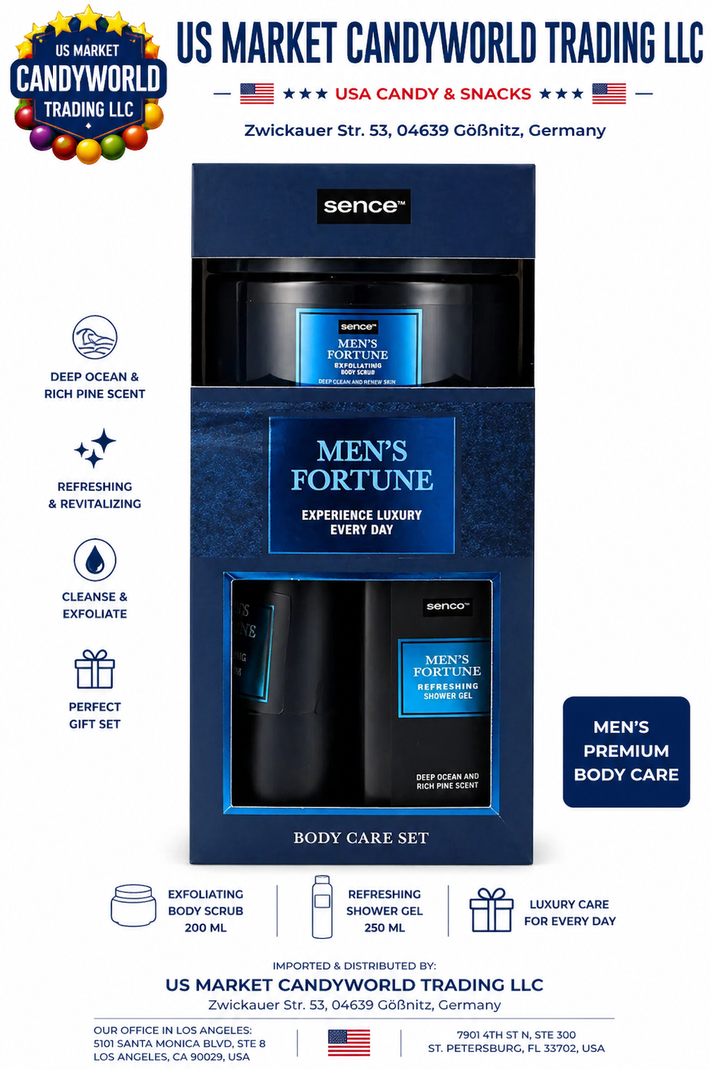 Sence Men’s Fortune Body Care Set – Florida Candy