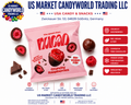 NUCAO Crunchy Raspberries – Schokolade mit gefriergetrockneten Himbeeren – Florida Candy