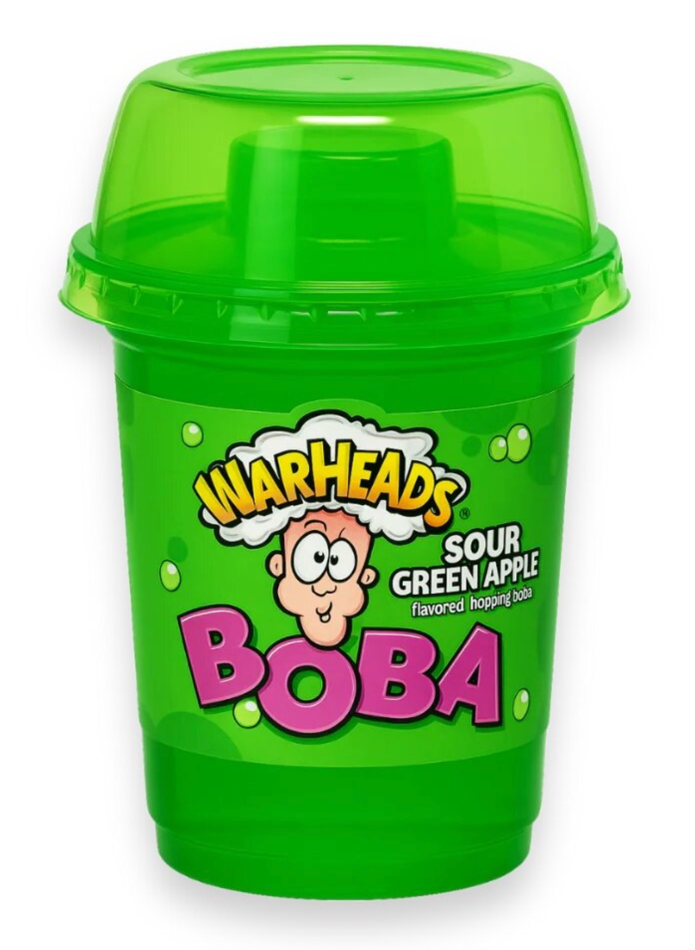 Warheads Boba Sour Green Apple