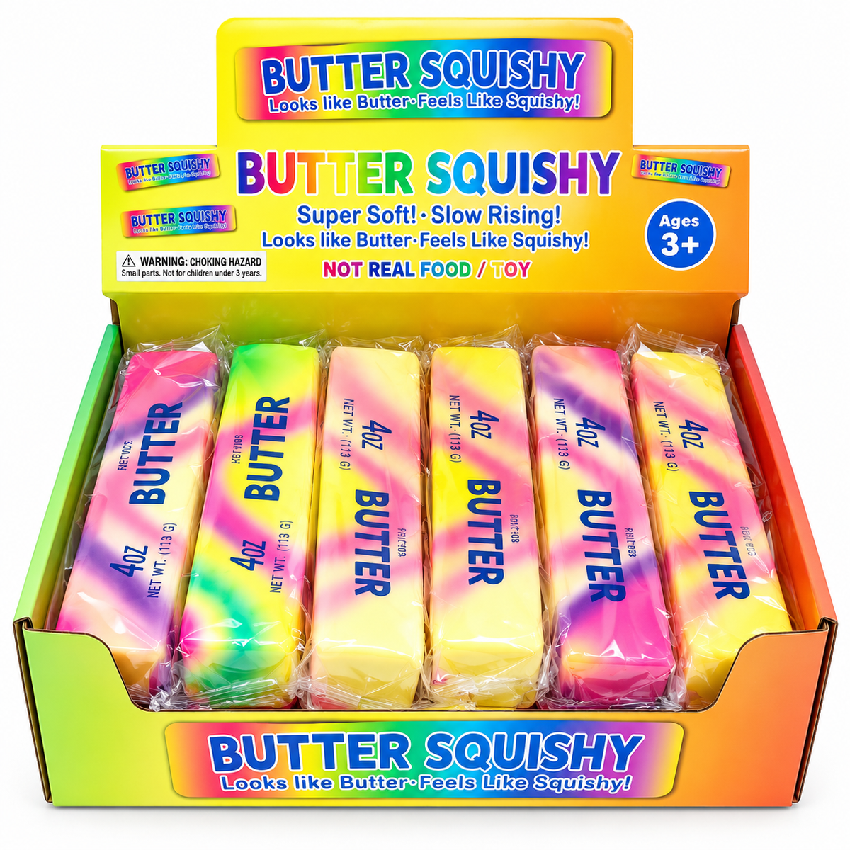 Squishy Butter "Rainbow" – 13 cm