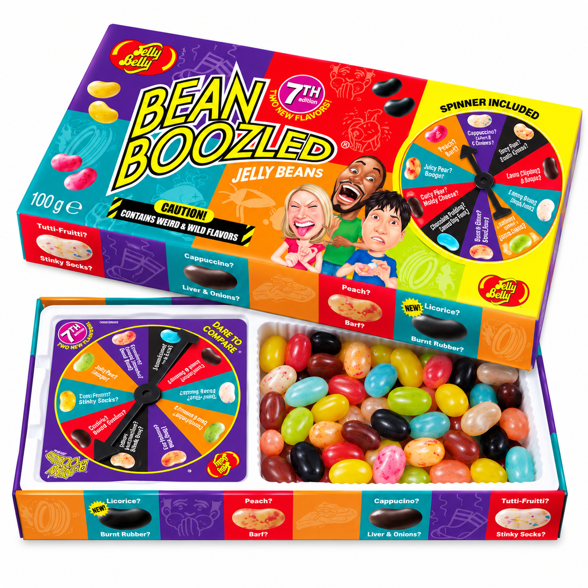 Jelly Belly Bean Boozled Edition 7 Glücksrad – 100 g