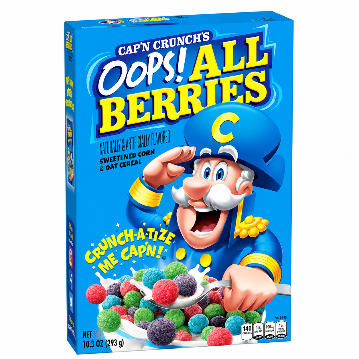 Cap'n Crunch Oops! All Berries – 293 g (10.3 oz)