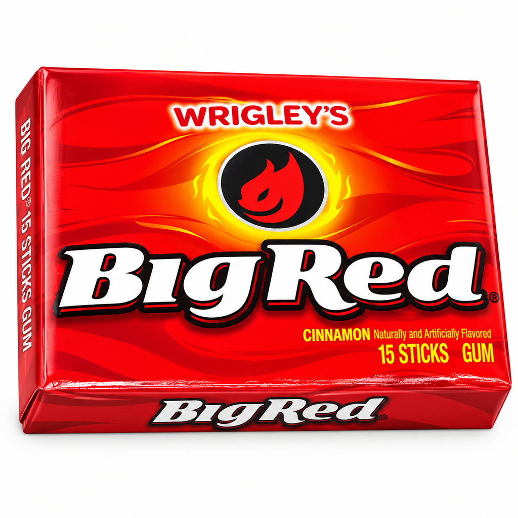 Wrigley's Big Red Zimt-Kaugummi – 15 Streifen