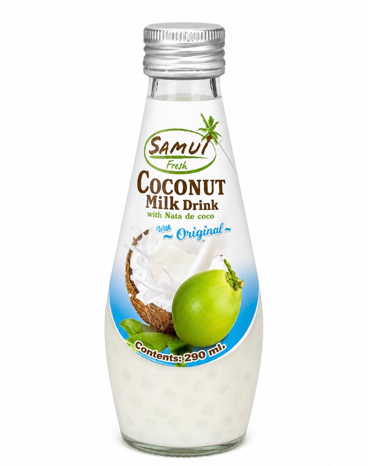 Samui Fresh Coconut Milk Drink mit Nata de Coco Original – 290 ml