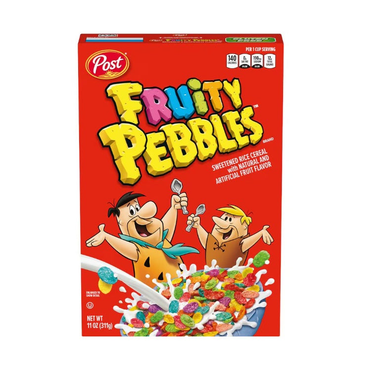 Post Fruity Pebbles Cereal – 311 g (11 oz)